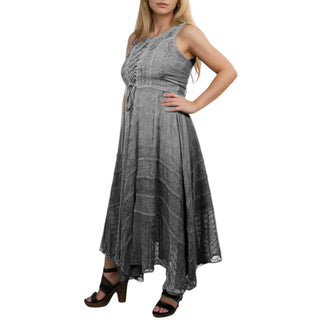 306 DR Sweet Empire Corset Summer Mid Length Sleeveless Dress