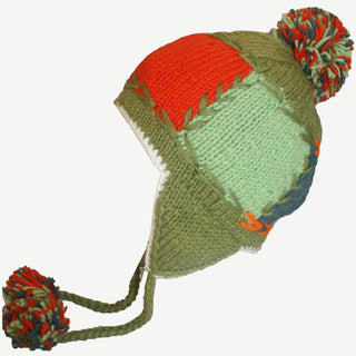 Assorted Highland Wool Knit Beanie Fleece Earflap Beanies