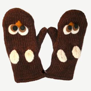 Kids Size - Himalayan Soft Wool Fleece Lined Animal Mitten
