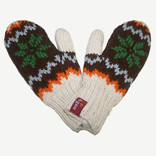 Knit Peak Hat OR Mitten Or Folding Mitten - Agan Traders, 1419 M BrGr