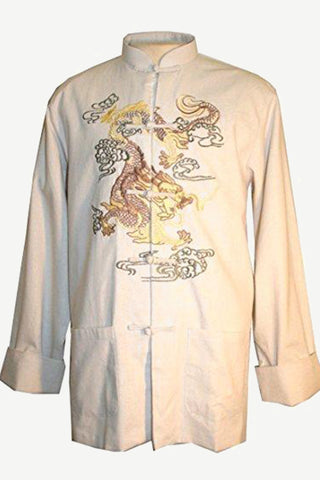 503 Jkt Oriental Mandarin Linen Coat Kung Fu Tai Chi Jacket