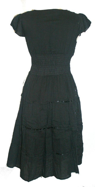 Cotton Peasant Vintage Sexy Summer Dress - Agan Traders
