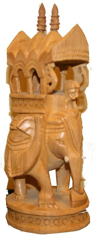 Hand Crafted Wooden Elephant Jaipur India - Agan Traders