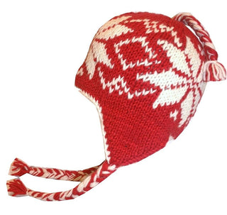 Assorted Wool Cable Knit Fleece Crocheted Ski Trapper Hat Cap Beanie S/M - Agan Traders