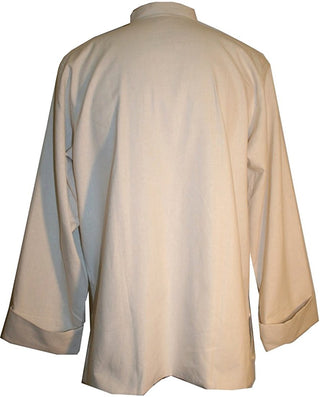 Oriental Mandarin Coat Kung Fu Tai Chi Light Coat Jacket - Agan Traders, Off White