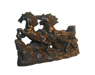 Resin Hand Crafted Horses Sculpture - Agan Traders