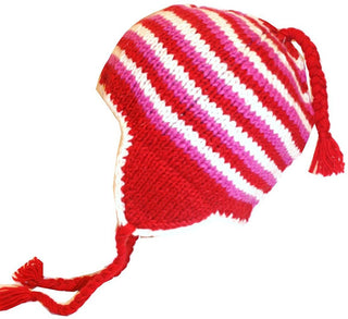 Himalayan Wool Sherpa Hand Knitted Wool Warm Beanie Hat - Agan Traders