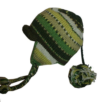 Himalayan Wool Ski Trapper Fleece Lined Beanie Hat - Agan Traders