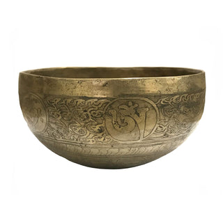Himalayan Antique Hand Pounded Tibetan Art Healing Chakra Singing Bowl Nepal - Agan Traders, 425 SB Sacral Chakra