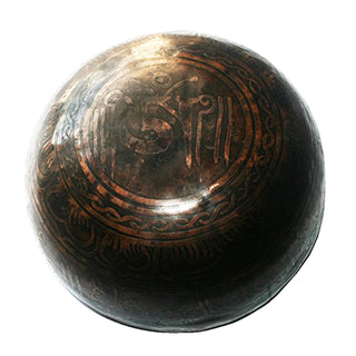 Himalayan Antique Hand Pounded Tibetan Art Healing Chakra Singing Bowl Nepal - Agan Traders, 403 SB Third Eye Chakra