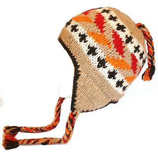 Assorted Wool Cable Knit Fleece Crocheted Ski Trapper Hat Cap Beanie S/M - Agan Traders