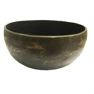 Himalayan Antique Hand Pounded Tibetan Art Healing Chakra Singing Bowl Nepal - Agan Traders, 410 SB Heart Chakra