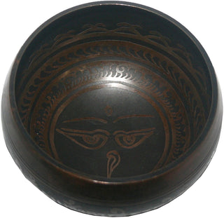 Assorted Sizes 500 600 SB Antique Tibetan Symbol Etching Singing Bowl Set - Agan Traders