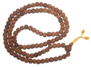 10 mm Rudraksha Buddhist Beads Meditation Mala - Agan Traders, RK 8mm