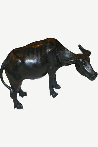 Resin Buffalo Collectibles Animal Art Sculpture Figurine