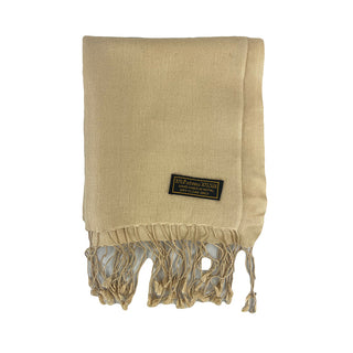 103 Original Genuine Quality Authentic Exclusive Soft Pashmina Scarf Wrap - Agan Traders, Champagne