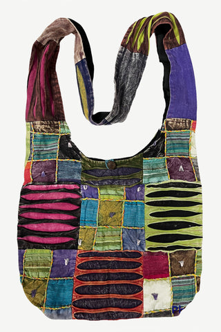 26 Patchwork Razor Cut Cotton Tie Dye Shoulder Bohemian Messenger Bag Purse