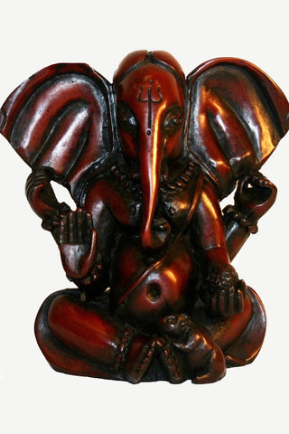 Hand Crafted Resin Baby Ganesh Statue Nepal