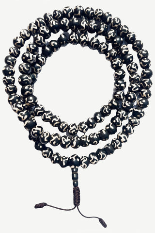 10 mm OM 108 beads Prayer Meditation Mala Necklace