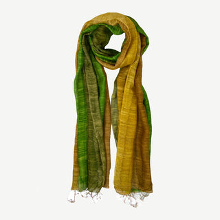 SF 205 Women's Tie-dye Multi-Colored Fashionable Raw Silk Lightweight Fashionable Stole Scarf - Agan Traders, Multi 2