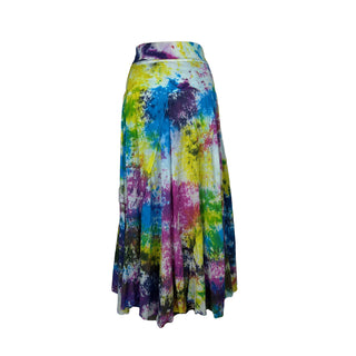 61 SKT Rainbow Soft Cotton Convertible Lined Tie Dye Gypsy Skirt Dress - Agan Traders, Multi 2