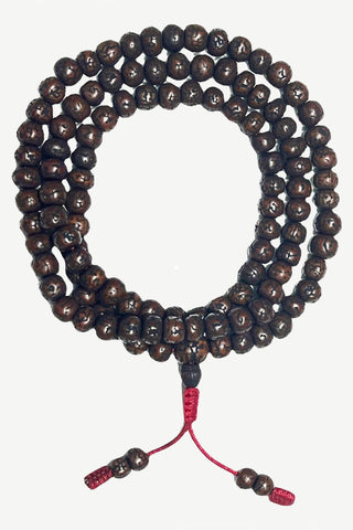 8 mm Tibetan Buddhist Raktu Seed Prayer Bead Meditation Mala