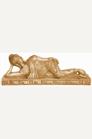 Agan Traders Nepal Resin Sleeping Reclining Buddha Nirvana Sleeping Buddha Statue Art Statue Home Office Decor Gift Souvenir. - Agan Traders, BDSL-bg