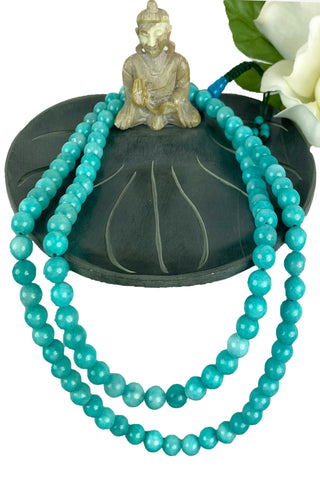 Agan Traders Original Tibetan Buddhist 108 Beads Prayer Meditation Mala - Agan Traders, Adventurine