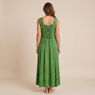1004 DR Roman Victorian Sleeveless Embroidered Summer Dress