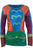 Rib Cotton Vibrant Multi Patched Color Funky Embroidered Bohemian Top Blouse - Agan Traders, TQ Multi