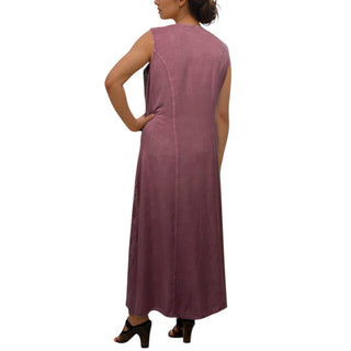 1031 E DR Women’s Boho Summer Sleeveless Embroidered Button Down Sun Dress Gown