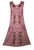 1031 E DR Women’s Boho Summer Sleeveless Embroidered Button Down Sun Dress Gown - Agan Traders, Pink