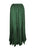 Women's Boho 715 SKT Medieval Flared Hem A Line Embroidered Long Maxi Skirt - Agan Traders, Green