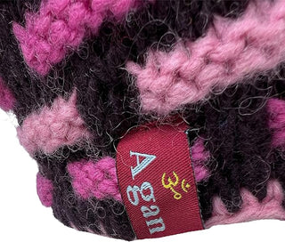 Assorted Designer's Style Highland Wool Knit Beanie Earflap Mitten