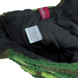 Assorted Designer's Style Highland Wool Knit Beanie Earflap Mitten