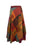 Flower Diamond Patchwork Wrap Skirt - Agan Traders, Rust Multi 