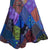 WS 411 Women's Hippie Long Wrap Patch Cotton Boho Renaissance Skirt Maxi - Agan Traders, Purple