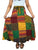 WS 411 Women's Hippie Long Wrap Patch Cotton Boho Renaissance Skirt Maxi - Agan Traders, Orange Rust