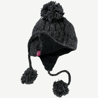 Himalayan Wool Solid Cable Knit Crochet Fleece Lined Beanie Hat ~ Small 1411 H