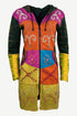 RJ 326 Bohemian Patched Embroidered Funky Boho Long Hoodie Jacket