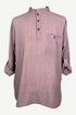 MS 545 Men's Soft Cotton Henley Mandarin Oriental Style Folding Kurta Shirt