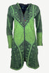 RJ 310L Bohemian Patched Embroidered Funky Boho Long Hoodie Jacket