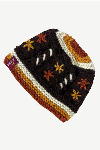 1501 H Cable Knit Skull Cap OR Fingerless Fleece Mitten OR Hat Small Medium