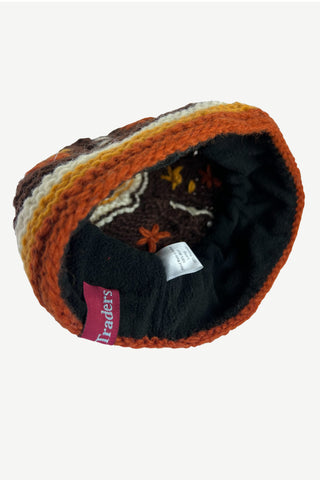 1501 H Cable Knit Skull Cap OR Fingerless Fleece Mitten OR Hat Small Medium