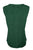 Women's Sleeveless Embroidered Bohemian Medieval Chic Summer Fashion Blouse Top - Agan Traders, H Green