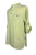 MS 545 Men's Soft Cotton Henley Mandarin Oriental Style Folding Kurta Shirt - Agan Traders, Lime