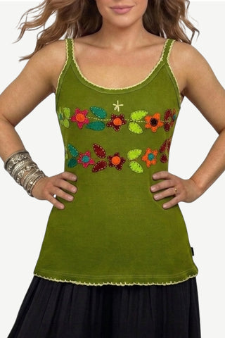R 155 Women's Bohemian Patch Work Spaghetti Strap Tank Top Camis (Copy)