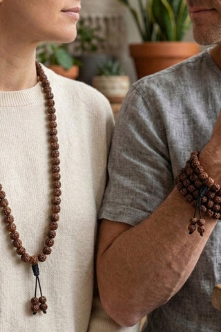 Raktu Seed Prayer Bead Meditation Mala - 8 MM
