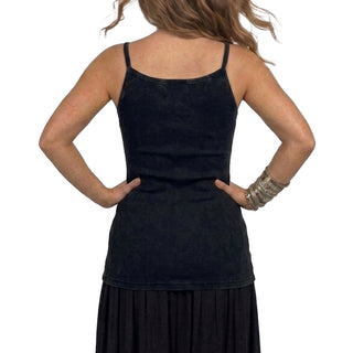 R 139 140 Women's Bohemian Gypsy Razor Cut Spaghetti Strap Tank Top Camis