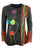 CTLS 002 Agan Traders Knit Cotton Boho Gypsy Knit Retro Top Blouse - Agan Traders, Black